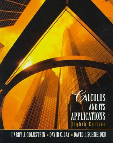 Book cover for Calculus and Its Applications