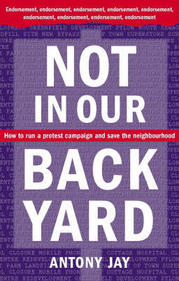 Book cover for Not in Our Back Yard