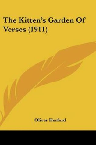 Cover of The Kitten's Garden of Verses (1911)