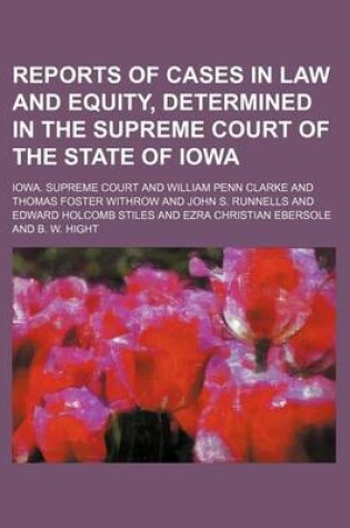 Cover of Reports of Cases in Law and Equity, Determined in the Supreme Court of the State of Iowa (Volume 50)