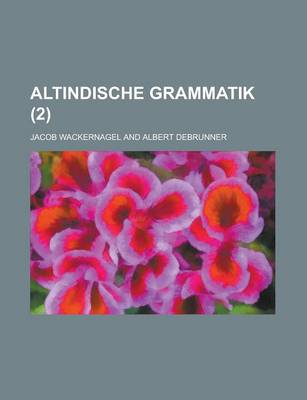 Book cover for Altindische Grammatik (2 )