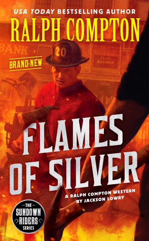 Book cover for Ralph Compton Flames of Silver