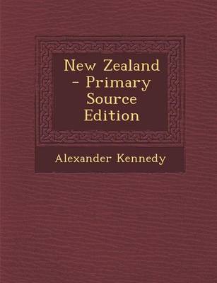 Book cover for New Zealand - Primary Source Edition