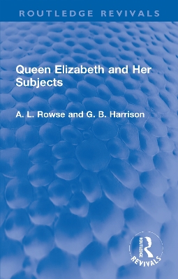 Cover of Queen Elizabeth and Her Subjects