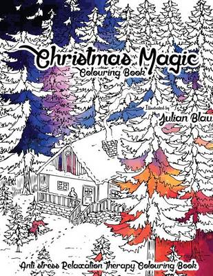 Book cover for Christmas Magic Colouring Book