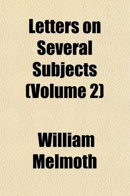 Book cover for Letters on Several Subjects (Volume 2)