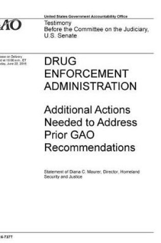 Cover of Drug Enforcement Administration