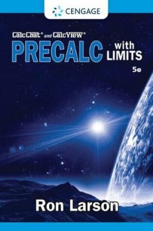 Cover of Precalculus with Limits