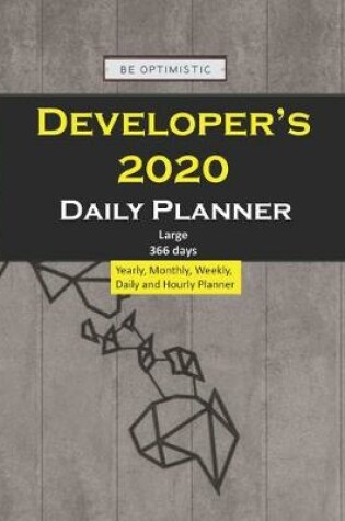 Cover of Developer's 2020 daily planner