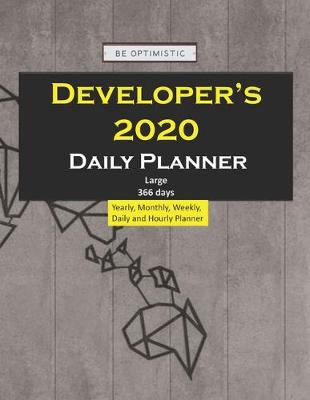 Book cover for Developer's 2020 daily planner