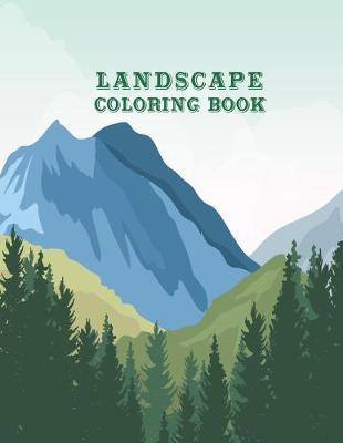 Book cover for Landscape Coloring Book