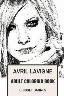 Book cover for Avril LaVigne Adult Coloring Book