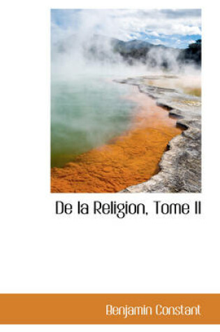 Cover of de la Religion, Tome II