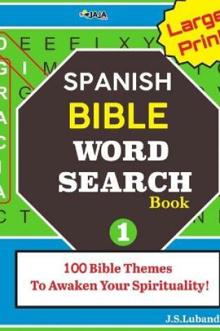 Cover of Large Print SPANISH BIBLE Word Search Book