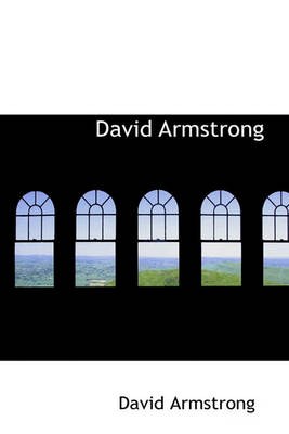 Book cover for David Armstrong