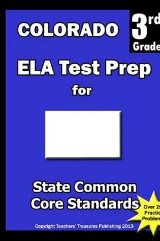 Cover of Colorado 3rd Grade ELA Test Prep