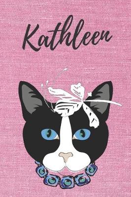 Book cover for personalisiertes Notizbuch Katze / Journal / Malbuch / Tagebuch / Kritzelbuch / DIN A5 / Geschenk Kathleen