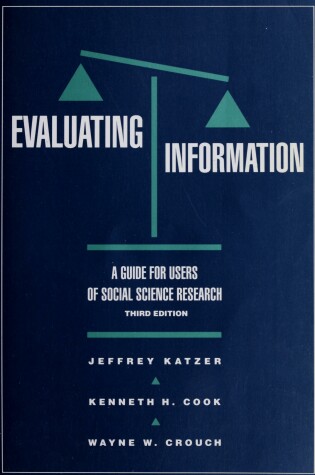 Cover of Evaluating Information