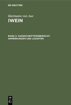 Book cover for Handschriftenubersicht. Anmerkungen Und Lesarten