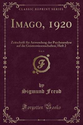 Book cover for Imago, 1920, Vol. 6