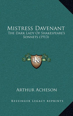 Book cover for Mistress Davenant