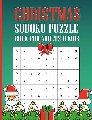 Book cover for Christmas Sudoku Puzzle Book for Adults & Kids