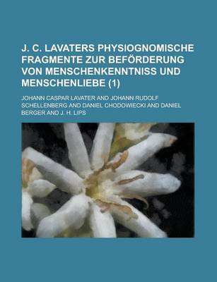 Book cover for J. C. Lavaters Physiognomische Fragmente Zur Beforderung Von Menschenkenntniss Und Menschenliebe (1)