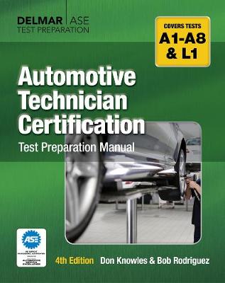 Book cover for Automotive Technician Certification Test Preparation Manual