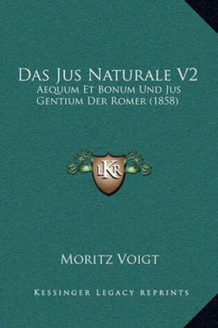 Cover of Das Jus Naturale V2