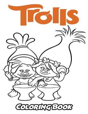 Book cover for Trolls Coloring Book