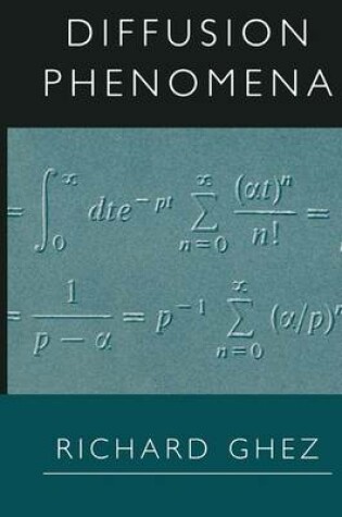 Cover of Diffusion Phenomena