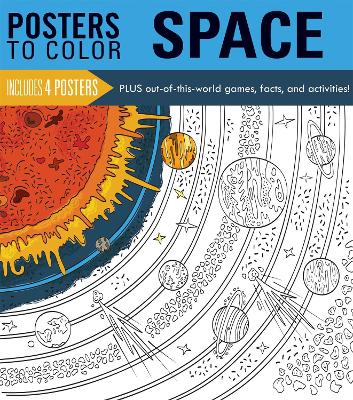 Book cover for Posters to Color: Space