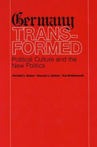 Cover of Germany Transformed