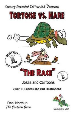 Book cover for Tortoise vs. Hare -- "The Race" -- Jokes and Cartoons
