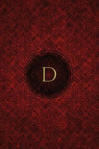 Cover of Monogram "D" Blank Sketchbook