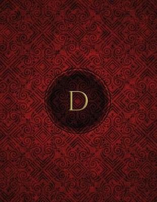 Cover of Monogram "D" Blank Sketchbook