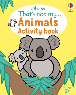 Book cover for That's not my... Animals Activity book