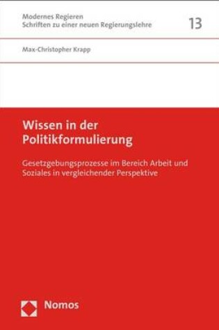 Cover of Wissen in Der Politikformulierung