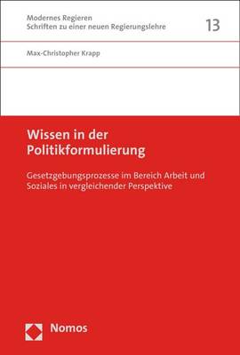 Cover of Wissen in Der Politikformulierung