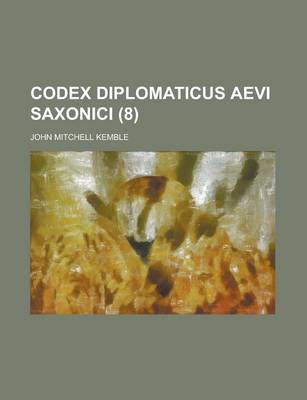 Book cover for Codex Diplomaticus Aevi Saxonici (8)