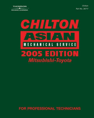 Book cover for Chilton 2005 Asian Mechanical Service Manual, Mitsubishi-Toyota