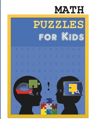 Book cover for Math Puzzles for Kids