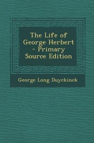 Cover of The Life of George Herbert