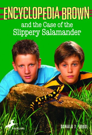 Cover of Encyclopedia Brown and the Case of the Slippery Salamander