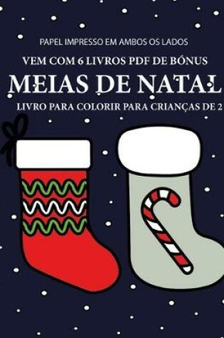 Cover of Livro para colorir para crianças de 2 anos (Meias de Natal)