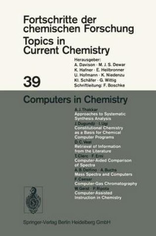 Cover of Computers in Chemistry