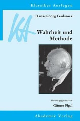 Cover of Hans-Georg Gadamer