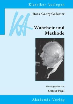 Book cover for Hans-Georg Gadamer