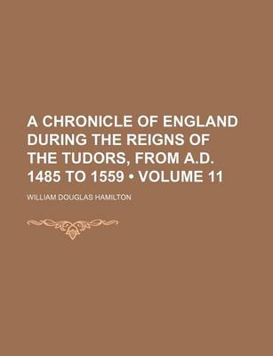 Book cover for A Chronicle of England During the Reigns of the Tudors, from A.D. 1485 to 1559 (Volume 11)