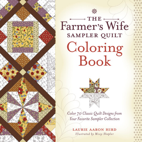 Book cover for The Farmer's Wife Sampler Quilt Coloring Book